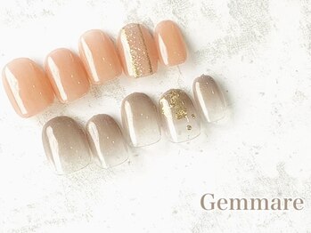 ジェンマーレ 二子玉川店の写真/【ハンドシンプルネイル¥5980】どんなシーンにも馴染むシンプルネイル/ひと癖ニュアンスなど幅広くご用意！