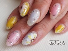 ミンクスタイル 恵比寿店(Mink Style)/チークフラワーネイル
