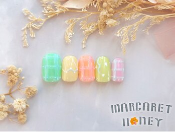 マーガレットハニー 本八幡/手書きラクガキネイル