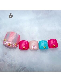 はあとねいる 大和店/フットネイル：No.6