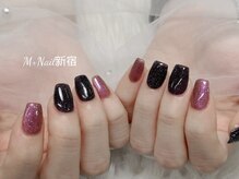 エムプラスネイル 新宿(M+Nail)/長さ出し★ワンカラー
