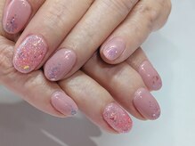 ココシア ネイル(Cocosia nail)/ピンクキラキラネイル