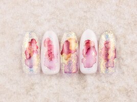 キラキラニュアンスネイル♪
