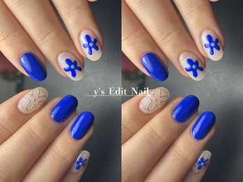 ワイズエディットネイル 神戸元町(y's Edit Nail)/計4本アート/フィルイン/元町