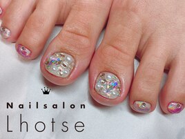 キラキラフットネイル☆