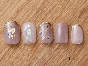 アイネイルズ 吉祥寺店(I nails)/押し花ニュアンス[吉祥寺]