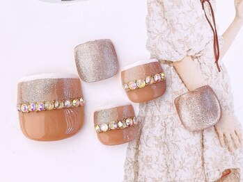 ネイルサロンフォーユー(for u)/ワンホンフット￥7500
