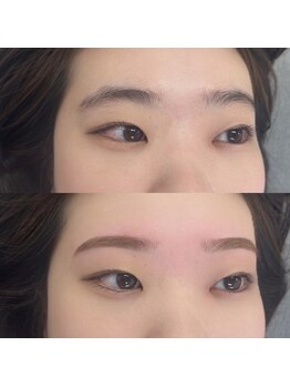 アイブロウサロン ミラ 吉祥寺(Eyebrowsalon Mira)/平行アーチ眉+カラー/担当yuka