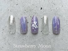 サロンストロベリームーン(Salon Strawberry Moon)/あじさいネイル　￥7980