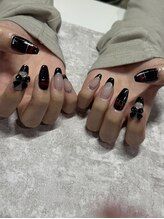 ビーカラフル 渋谷店(Becolorful)/ガーリーチェックネイル