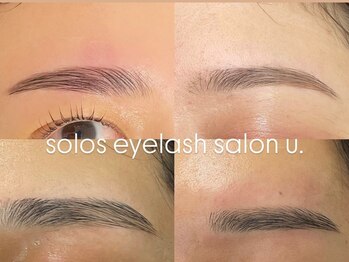 ソロス アイラッシュサロン ユウ(solos eyelash salon u.)の写真/メンズ利用もOK♪眉処理の仕方や似合うデザインお悩みの方に◎お顔の印象が変わる眉で第一印象が激変！