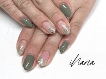 イハナ(ihana)/ワンカラー+ラメグラデーション