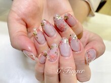 ジーフィンガー 大井町店(G Finger)/キラキラ♪桜ホログラムネイル☆