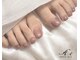 サロン エース(salon ace)の写真/モチ×丁寧ケアが人気♪大人女性のフットネイル