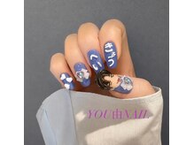 ユウネイル(YOU由NAIL)の雰囲気(現場で一番輝く!担当カラー×キラキラパーツで視線独占)