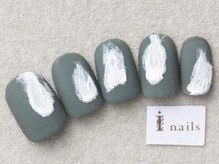 アイネイルズ 三宮店(I nails)/マットサンドネイル￥7500