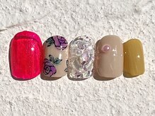 カラ ネイル 中津店(calla nail)/オータム・ローズ