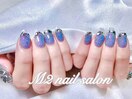 クリアフレンチフラッシュブルー