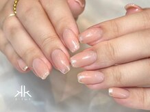 ケーツーネイル(k-two nail)/オーロラ×パールフレンチ(みな)