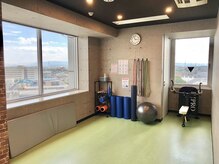 ストレッチエリアも完備☆