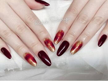 Quick Sukarupu 池袋東口【チップ長さだし専門店】/シンプルネイル