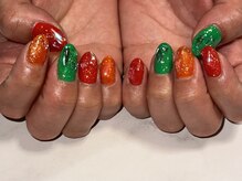 ルノアドットルーム(Lunoa.room)/原色カラフル宝石ネイル