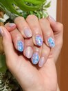 紫陽花ネイル