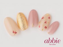 ネイルサロン アビー グランデュオ蒲田店(abbie)/シアードライフラワー　￥10560