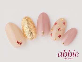 ネイルサロン アビー グランデュオ蒲田店(abbie)/シアードライフラワー　￥10560