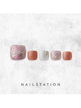 ネイルステーション 大船ルミネウィング店(NAIL STATION)/ニュアンスネイル／パラジェル