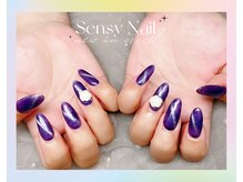 センシー ネイル スタジオ(Sensy Nail Studio)/マグネットネイルのチップ長出し