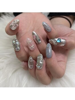 東海最大級ネイルサロン by レディスペネイル 名駅店/リボンネイル