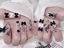 メイプルジェム(Maplegem)/ゴテゴテリボンネイル