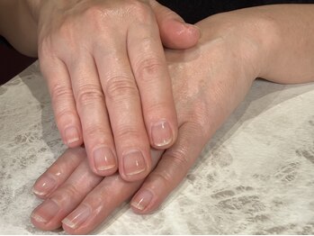 ネイルサロン　A-nailの写真/《自爪ケア×保湿の贅沢コース》パラフィンパック&角質ケアで、透明感ある手元へ♪爪もお肌も美しく◎