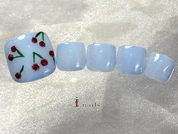 アイネイルズ 町田店(I nails)/ラメさくらんぼネイル8480円