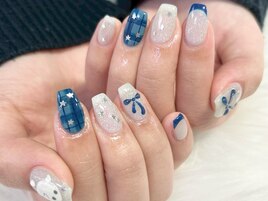 野々山指名キャラクターネイル