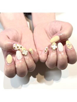 モンシャブラン(Mon Chat Blanc)/お客様ネイル☆