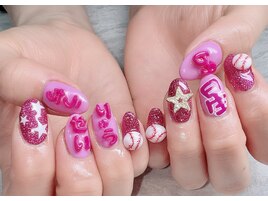 特殊アート　野球ネイル