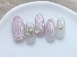 人魚のしっぽネイル