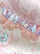 ファラウェイネイル(Faraway nail)/マーメイドネイル☆夏ネイル