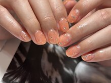 デューネイルスタジオ(dew nail studio)/オレンジワンカラー
