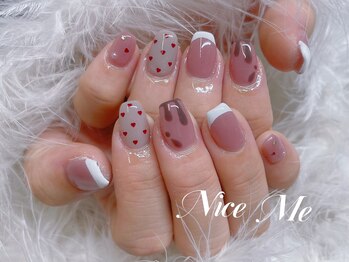 ナイスミー(Nice Me)/バレンタインネイル♪