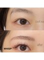 ウィスプ(WHISP)&nbsp;上品ナチュラルな仕上がりに拘っています。★眉毛waxとマツエク