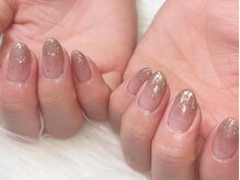 キューセブンネイルラウンジ ららぽーと立川立飛店(Q7 NailLounge)/カラーグラデーション　￥6,000