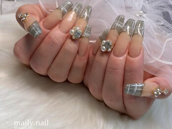 メイリーネイル(maily nail)の写真/フィルイン導入の高技術店★美しく整った指先で自爪のコンプレックスを解消！