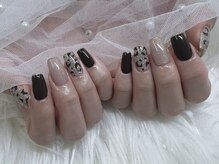 アンジュ(Ange)/【Ayaka】レオパード柄ネイル◎