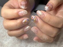 ネイルズ ウィスブランカ(Nails wisBlanca)/大人気!!ドライフラワーとシェル