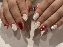 チャーム(charmu.)/ぷっくり秋ネイル