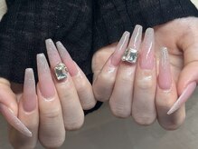 ネイルズバー 新宿店(Nails Bar)/クリスタルグラデーションネイル