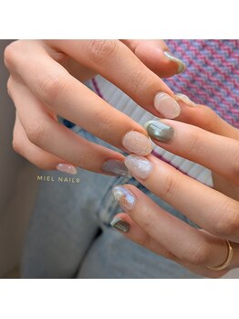 ミエル 溝の口店(miel)/大人アイスクリームネイル